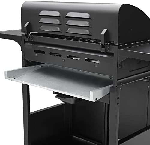 CosmoGrill 4+1 Series Gas BBQ with Side Barbecue Burner and Storage (4+1 BBQ with Cover)