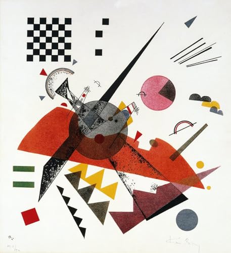 Tableau Toile Kandinsky 60x90cm pour raviver un mur blanc et terne