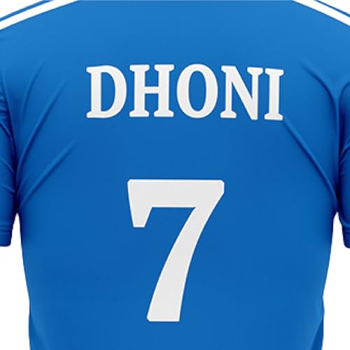 Image of Dhoni Jersey 7 Number National Team Cricket Jerseys Team Men's Old Home
