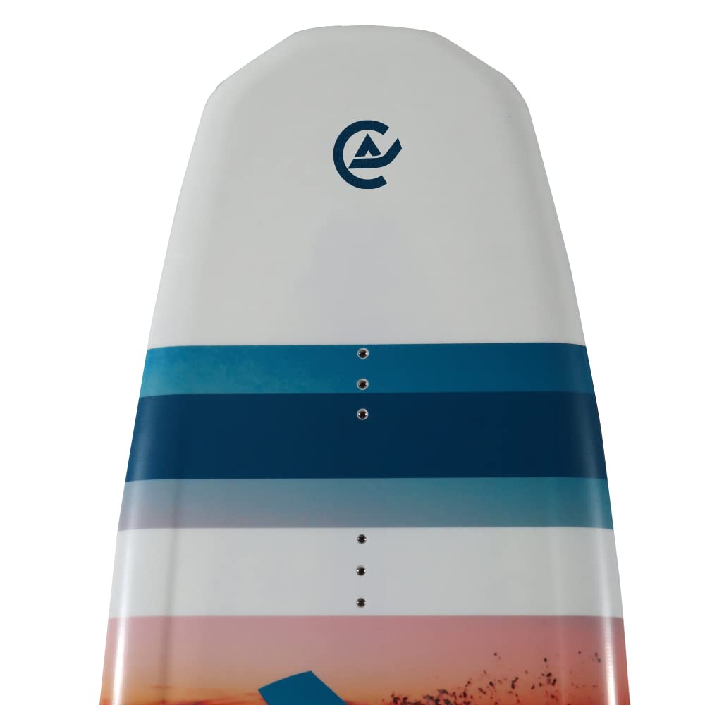 Coasto Wakeboard Kyanit 140 PB-CWKBKYANIT Planche Légère Confortable Pratique pour Tous Les Riders Tout Niveau Chausses Comprises Charge Max 90 kg 140 cm