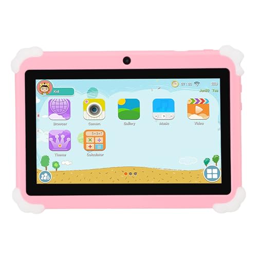 Image of banapoy 7 Inch Tablet with 1GB 16GB ROM and HD Touch Screen (Pink)
