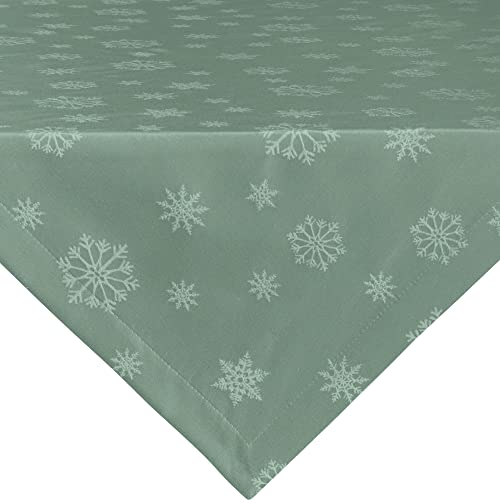 Erwin Müller Mitteldecke Marbella fleckabweisend Salbei Größe 80x80 cm