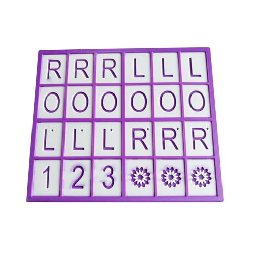 Mahjong Practice Board para práctica individual, portátil, púrpura