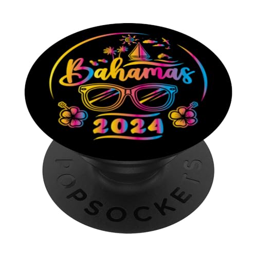 Bahamas 2024 Summer Cruise Vacation Trip Family Matching PopSockets PopGrip Adhésif