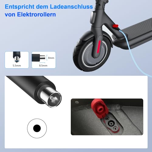 Ladegerät für Xiaomi M365/Segway Ninebot F2 Pro D,E3 Pro D,Max