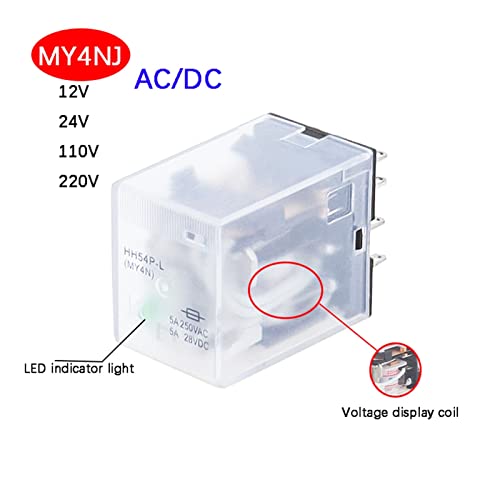 Relé intermedio MY4NJ AC 48V para solucionar fallos de maniobra en cuadros de control 2