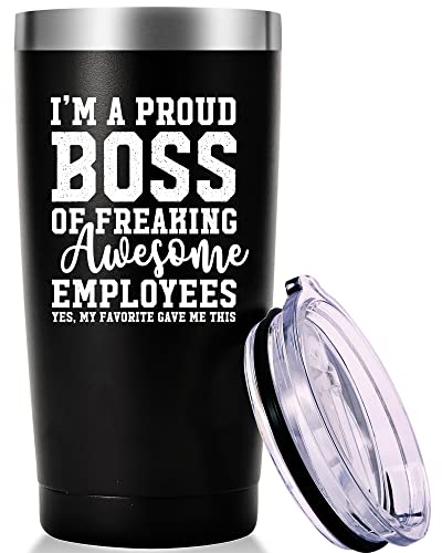 AMZUShome 20oz Stainless Steel Boss Tumbler