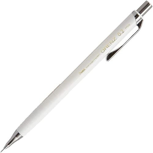 Pentel Orenz 1-Click - Portaminas (0.008 in), color blanco