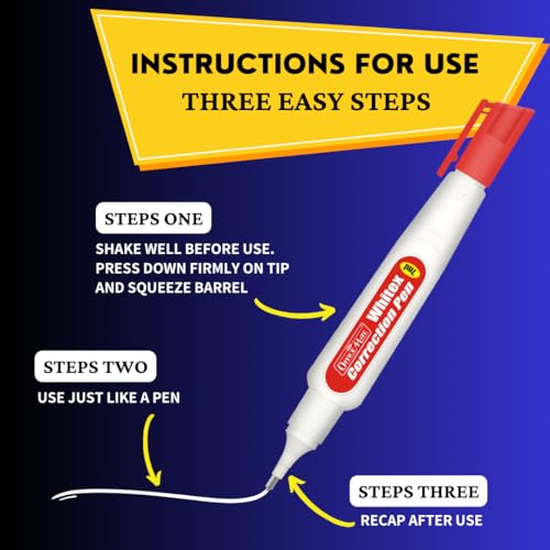 Image of Soni Officemate Correction Pen 7ml | 6pcs | Fast-Dry