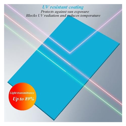 Feuille de plastique polycarbonate et acrylique transparente pour vitrage - 6