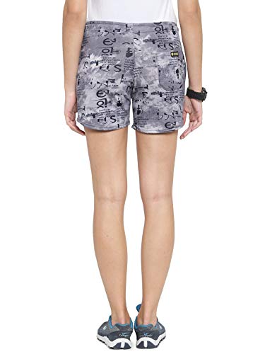 Image of UZARUS Women's Multicolour Cotton Sports Casual Printed Shorts - Pack of 2
