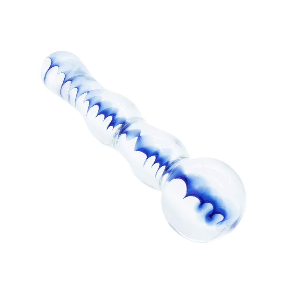 Dildo anal de Glasdildo, estimulación del punto G, masturbación vaginal, consolador anal de cristal para mujeres y hombres
