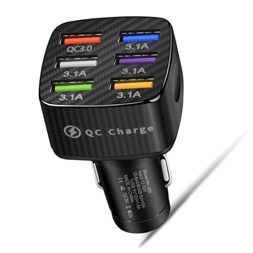 Quick Charging3.0 30W CAR[dA_v^[6|[gUSB^oR̍[d̃foCX̌y