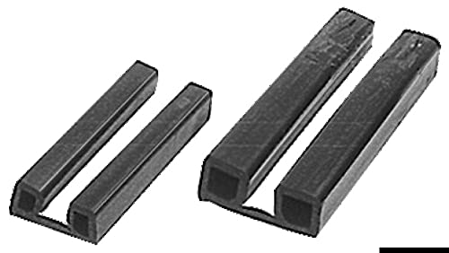 Défense de quai PVC noir Tessilmare 44x18 mm pour éviter les rayures de coque