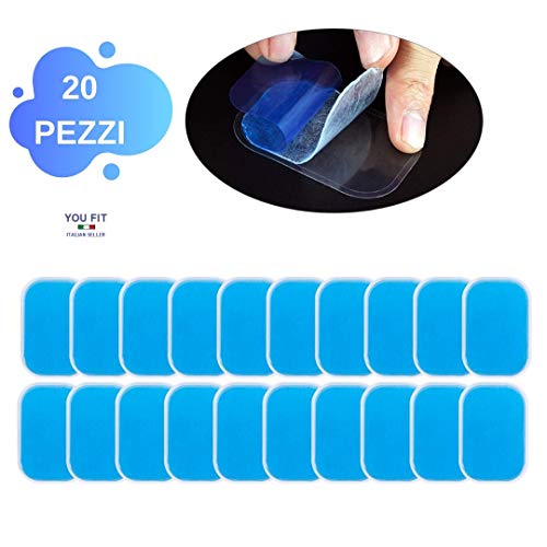 YOUFIT Gel Elettrostimolatore, Gel Pads, Ricambi