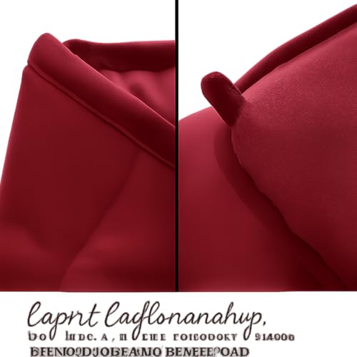 Image of Comforter Double Bed - 220 GSM AC Quilt Dohar - Soft Microfiber Blanket - 90x100 Inches - Burgundy Color - Lightweight Cozy Winter Rajai - Machine Washable