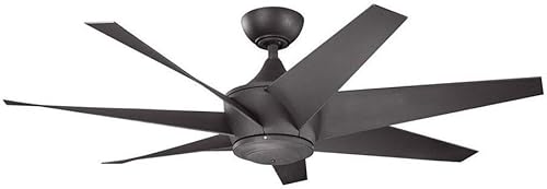 Kichler 310112DBK Lehr II - Ventilador de 54 pulgadas, color negro envejecido Kichler 310112DBK Lehr II - Ventilador de 54 pulgadas, color negro envejecido