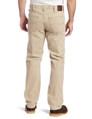 Image of Lee Men's Cotton Blend and Polyester Regular Fit Straight Leg Jeans
