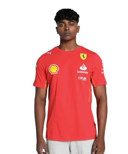 PUMA Camiseta del Equipo Scuderia Ferrari 2024 para Hombre - Rojo...