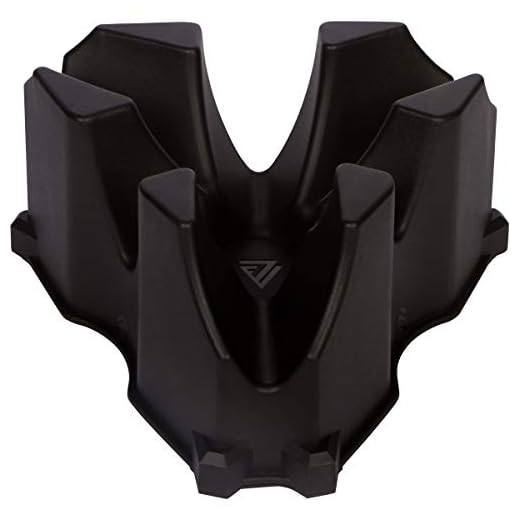 KOM Cycling 2020 Indoor Trainer Front Wheel Riser Block - 3 Different Heights Creating The Perfect Block for All Trainers Including Cyclops, Wahoo, and Kinetic (Black)