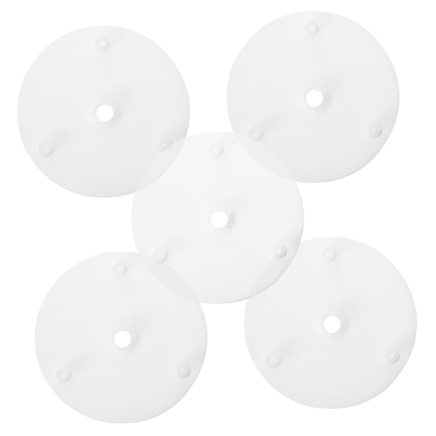 TOPPERFUN Tiered Cake Separator Plates Round Reusable Cake Boards Multi Layer Cake Tray for Wedding
