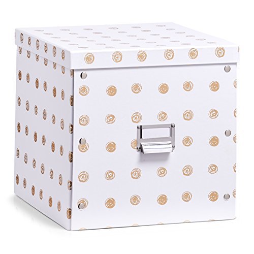 Zeller 17554 - Scatola portaoggetti Golden Dots