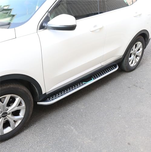 2 estribos laterales de aluminio para Audi Q3 2019-2023 miniatura 6