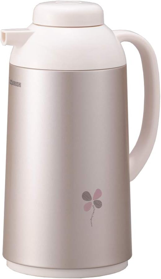 象印マホービン(ZOJIRUSHI) ガラス 魔法瓶 卓上 ポット 保温 保冷 ピンク AG-LB10-PA