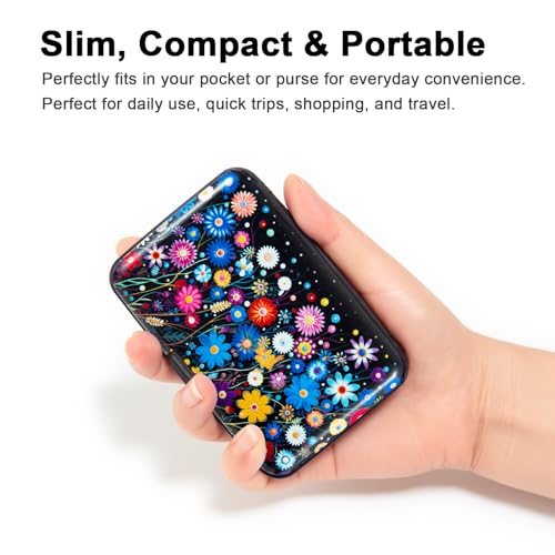 Image of Aluminum Wallet RFID Blocking Slim Metal Business ID Credit Card Holder Hard Case