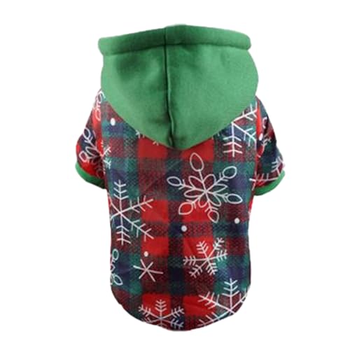 Ropa para perro, transpirable, gruesa, cálida, buena elasticidad, lavable, abrigo para mascotas pequeñas, accesorios para perros, copo de nieve/L