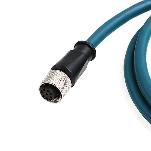Cable Ethernet Cat 7e M12 a RJ45 1 m miniatura 6