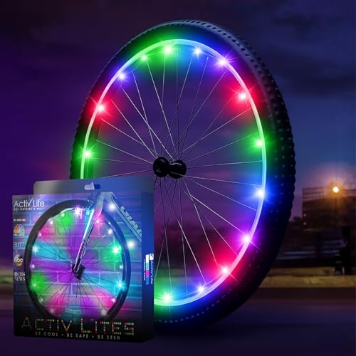 Activ Life LED Bike Wheel Lights with Batteries Included!