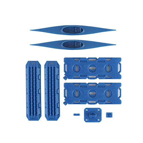 BeesClover Fuel Tank Kayak Sand Ladder Recovery-Board for 1/10 TR-X4 SCX10 D90 RC Car Decor Premium Quality Vehicle Accessories Blue Creative Gift