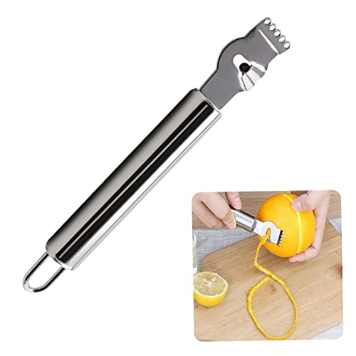 Citron zester acier inoxydable gratte grateau citron vert éplucheur éplucheur fruit tranche cuisine outil cuisine outils Cover