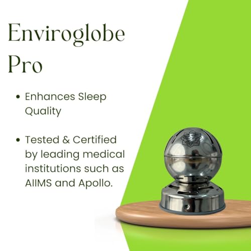 Image of Enviroglobe Pro | Protection from Bacteria and Viruses | Tested & Certified | Use at Home, Office and Car | Stainless Steel | Colour - Silver