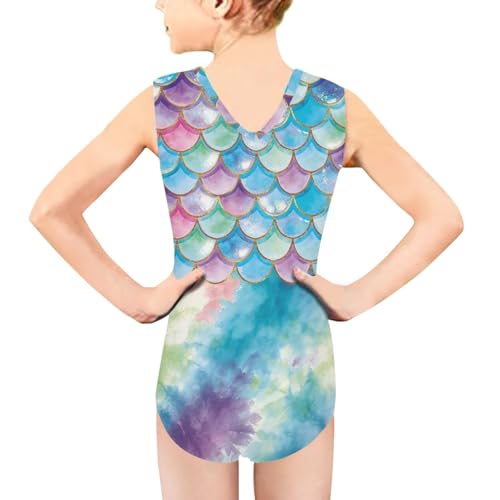 Image of Cartoon Pattern Kids Girls Bathing Suits One Piece Swimsuit Soft & Quick Dry, 5-14Years