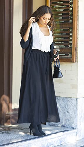 Maxi Skirts for Women Reg & Plus Size Women's Long Skirts, Flowy Summer Skirt Aline Elastic High Waisted Trendy 20234