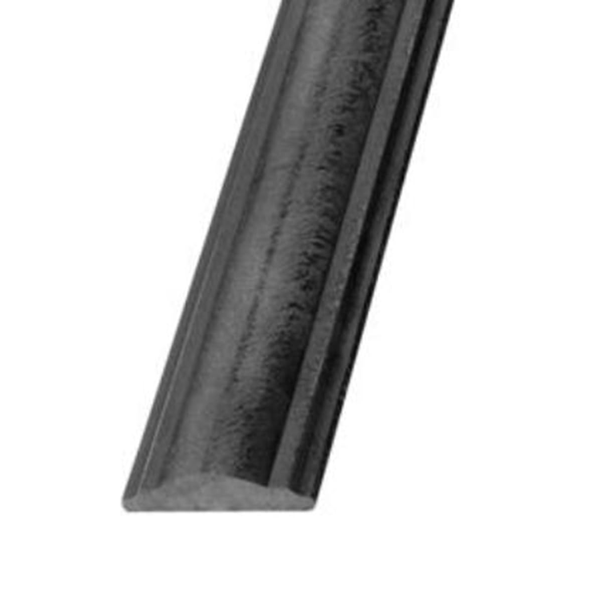 M.P. Metalli - Shaped Handrail Bar in Solid Iron 40 x 12 mm | Size: 1 m / 1000 mm | Made in Italy