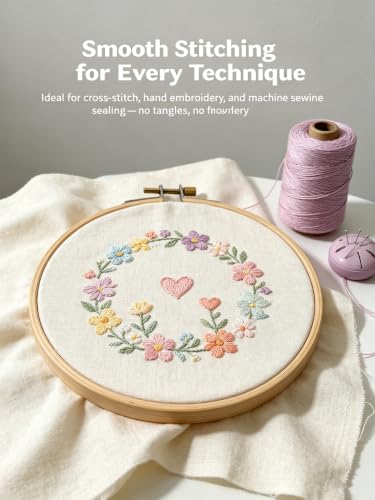 Image of Embroidery Thread, 20-Color Macaron Series Floss, 8 Meters /Skein, for DIY Crafts, Cross Stitch, Friendship Bracelets & Garment Accessories