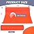 Drydiet 2 Roll Uncoupling Membrane for Tile 1/8''(3mm) Thick Waterproofing Membrane Tile Crack Prevention Membrane Anti Fracture Flooring Underlayment for Bathroom Shower Kitchen Basement (323 Sqft)
