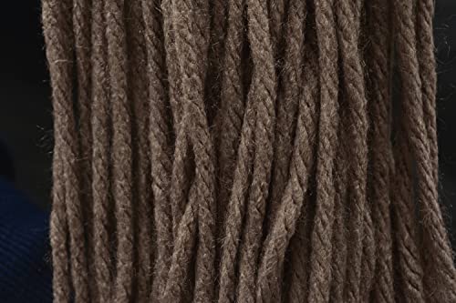Image of Thick Chunky Wool, Brown 200 gm S-M Best Used with Knitting Needles, Crochet Needles Wool Yarn for Knitting. by SIMI Enterprise