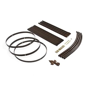 Relaxdays Metal Obelisk, 190 cm, Trellis for Climbing Plants, Support for Flowers and Vines, Brown Relaxdays Metal Obelisk 190 cm Trellis for Climbing Plants Support for Flowers and Vines Brown