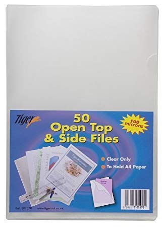 YOTINO 24 Pcs A4 Cut Flush Folders Plastic Top & Side Open Cut Flush - View #8