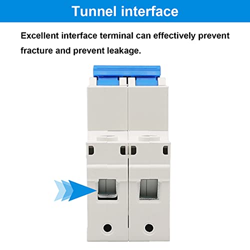 Weideer 2Pcs Ac Miniature Circuit Breaker Dz47-63 C32 400V 2 Poles 32A Din Rail Mount #TOP3