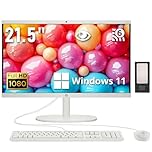 HP 21.5" All-in-One Desktop, Intel Celeron J4025 Processor, 32GB RAM, 2.16TB Storage (2TB SSD + 160GB Docking Station Set), HD Privacy Camera, Wi-Fi 6, HDMI, Wired Keyboard & Mouse, Windows 11, White