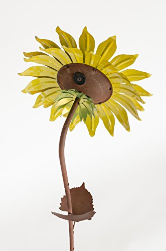 Desert Steel 409-103 Sunflower Feeder – Metal Yard Art/Bird Seedfeeder, 42 x 14 x 14