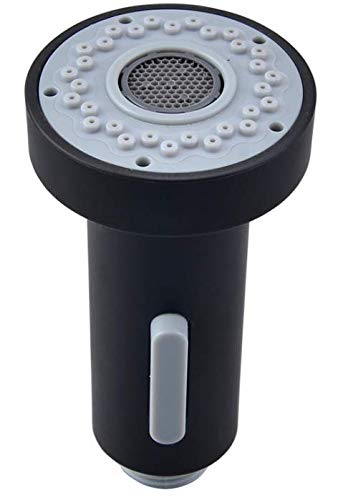 Matte Black Kitchen Sink Faucet Head 2-Function Pull-out Spray Head for Bathroom Kitchen Faucet Replacement Part G1/2 Connections (Model 5, Matte Black)