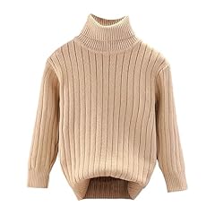 Turtleneck Sweatershirt-khaki