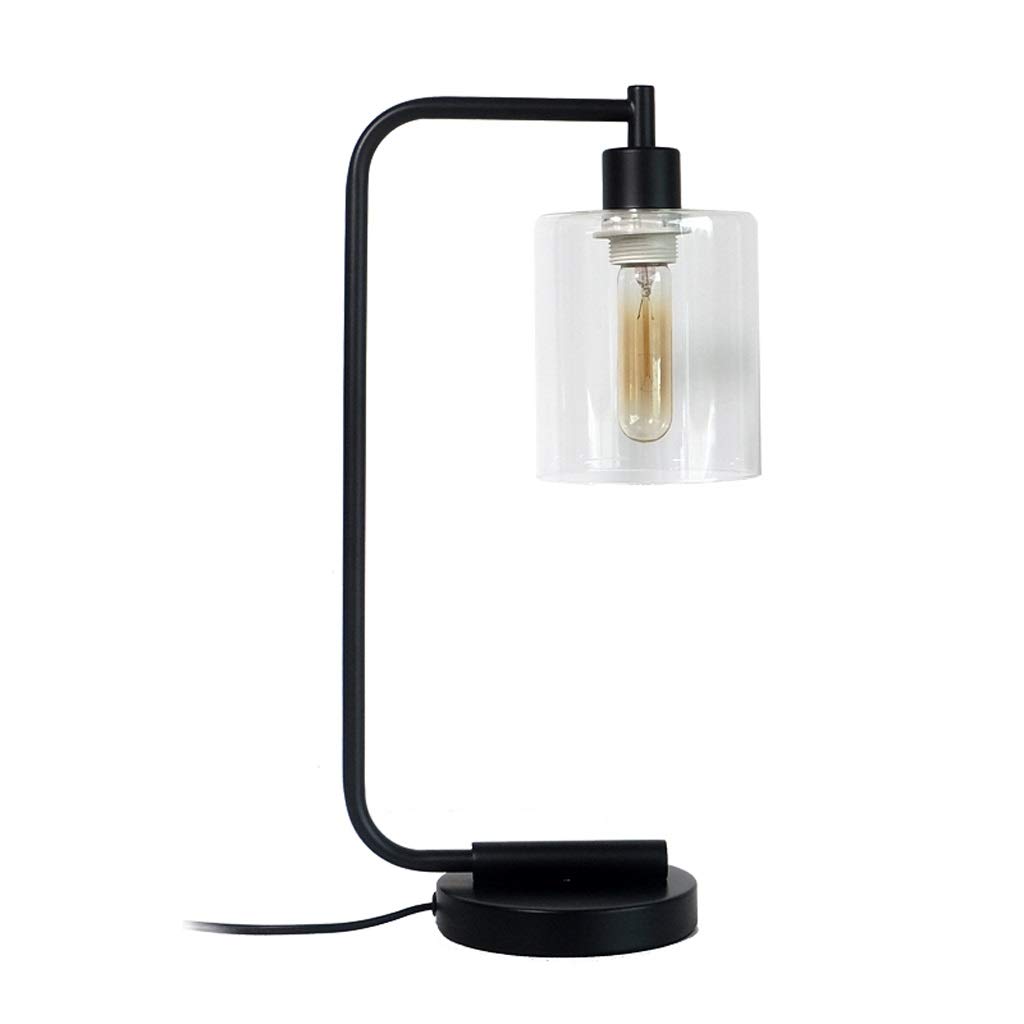 Lampade da scrivania American Desk Lamp Lampada da comodo Semplicità Stile Industriale Retro Completamente dimmerabile Lampade da tavolo moderno moderno for la camera da letto