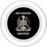 Zoom IMG-1 scheletro yoga meditazione goth umorismo